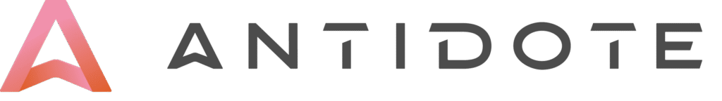 Antidote logo with stylized letter A.