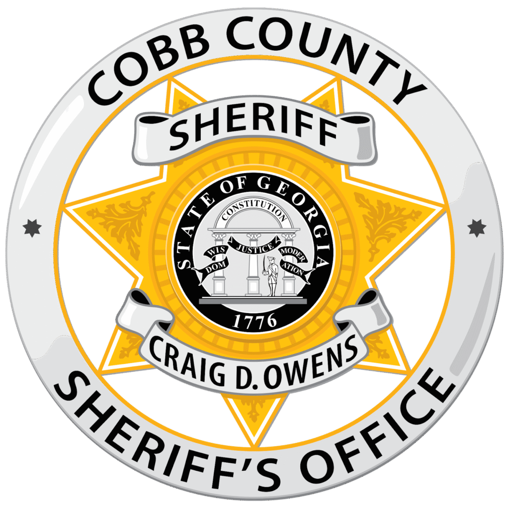 Cobb County Sheriff's Office badge emblem.